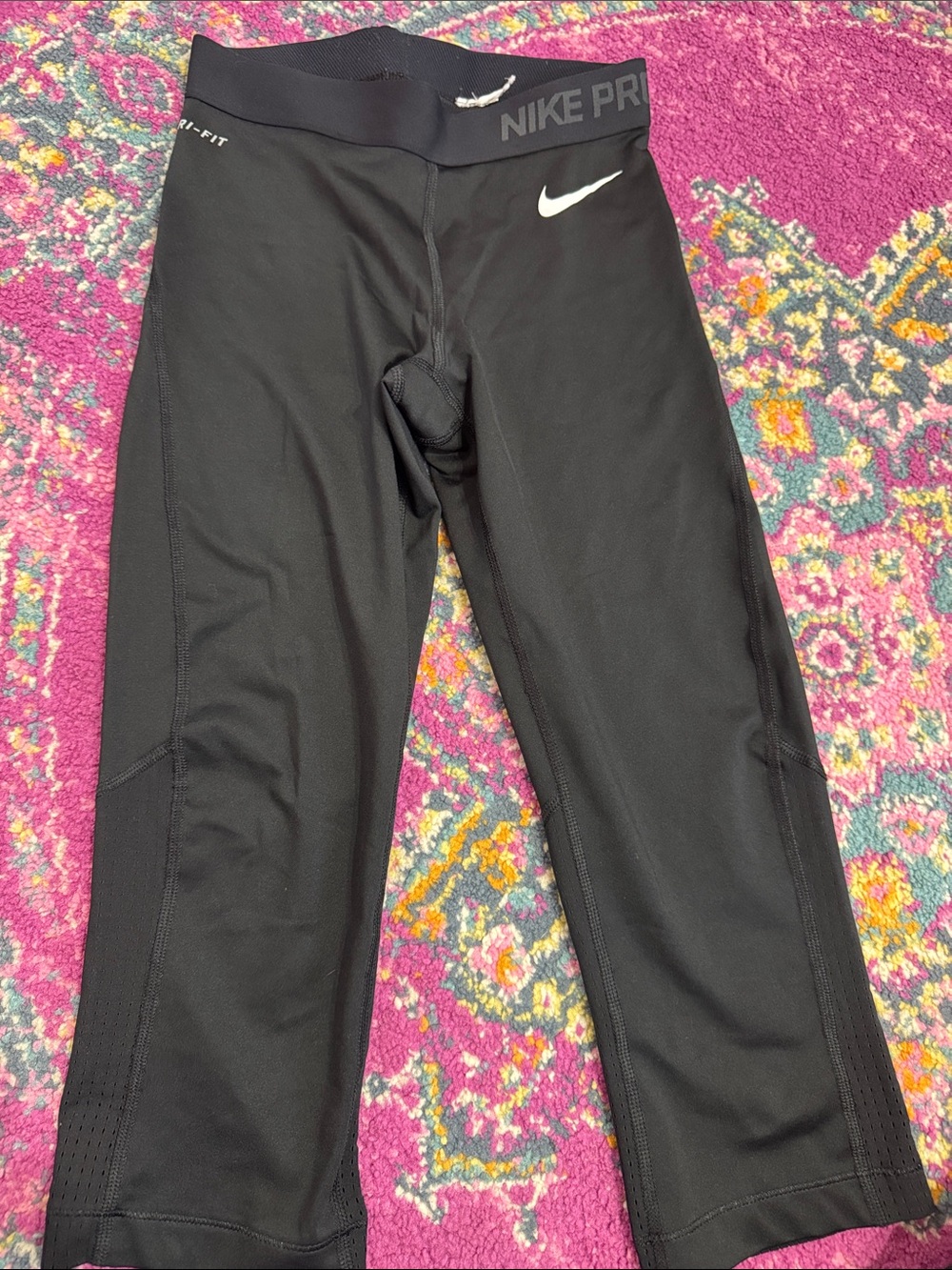 Nike Black Women's Dri-Fit Pro Performance Compression Leggings